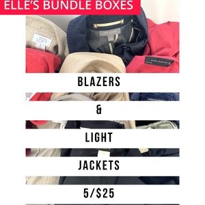 Blazers & Jackets Bundle Mystery Boxes  S-L 5/ $25
